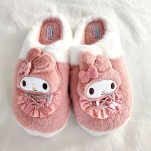 MY MELODY Plush Slippers Kawaii women Lightweight Slip On Comfy cute Aesthetic